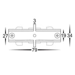 Black Single Circuit Track Accessories Havit Commercial - HCP-102100