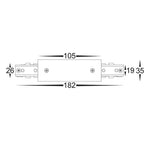 Black Single Circuit Track Accessories Havit Commercial - HCP-102100