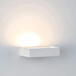 Albast Up & Down Plaster Wall Light with Alabaster Glass