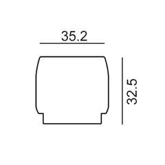 CLA Lighting Accessories 4 Wire 3 Circuit End Cap in Black Lights-For-You TRK3BLEND 9326191033827