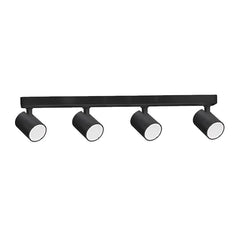 CLA Lighting Bar Lights Spot 240V GU10 Quad Adjustable Ceiling Bar Spotlight Lights-For-You SPOT-BAR4B 9326191032851