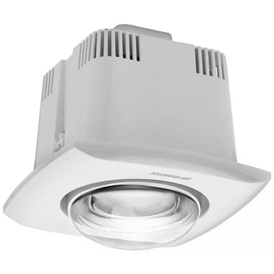 CLA Lighting Bathroom Heaters Contour 1 Bathroom Heater Lamp in Silver or White Lights-For-You MBHC1LW 9312375500292