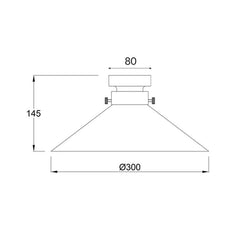 CLA Lighting Batten Fix Lights DIY Batten Fix Large Cone Available in 4 Style Lights-For-You