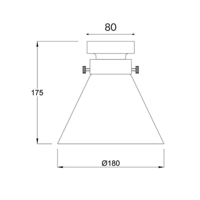 CLA Lighting Batten Fix Lights DIY Batten Fix Small Cone Available in 4 Style Lights-For-You