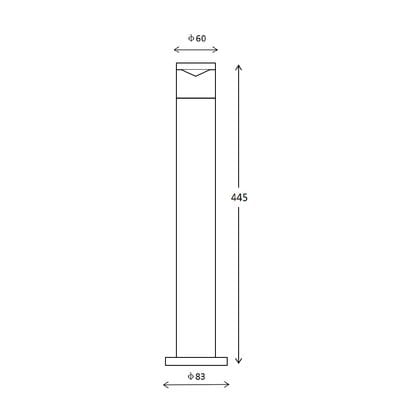 CLA Lighting Bollard Lighting Phare 240V GU10 Bollard Light Lights-For-You