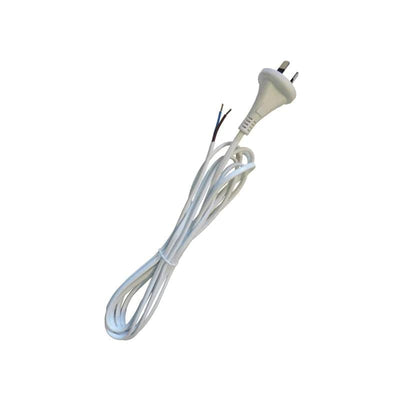 CLA Lighting Flex Plug Flex & Plug Insulated 2/3 Pin Core Wire Lead 1.2M/2M Lights-For-You FP2M2WWH 9326191030697