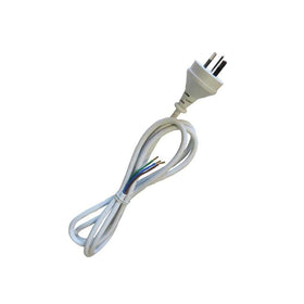 CLA Lighting Flex Plug Flex & Plug Insulated 2/3 Pin Core Wire Lead 1.2M/2M Lights-For-You FP2M3WWH 9326191030703
