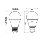 CLA Lighting Globes 10w LED E27, B22 A60 Globe Warm White Lights-For-You