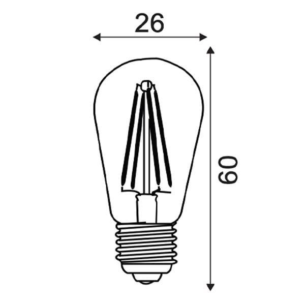 CLA Lighting Globes 3w LED E14 Pilot Globe Warm White 3000k Lights-For-You PILOT01 9326191034282