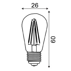 CLA Lighting Globes 3w LED E14 Pilot Globe Warm White 3000k Lights-For-You PILOT01 9326191034282