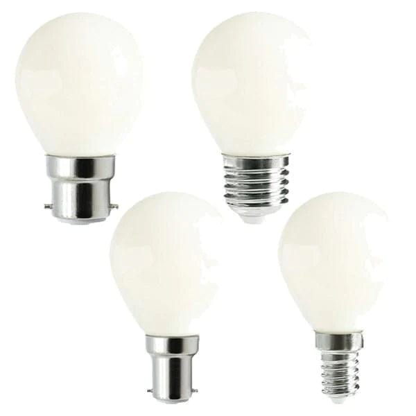 4w LED B22/E27/B15/E14 Fancy Round Globe Warm White