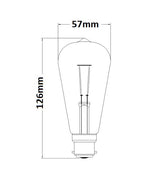 CLA Lighting Globes 4w LED B22, E27 Pear Globe Warm White Lights-For-You