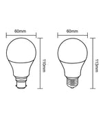 CLA Lighting Globes 7W LED B22, E27 A60 Globes Warm White Lights-For-You