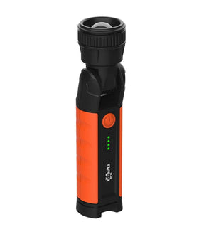 CLA Lighting Handheld Torches Adjustable Zoom Torch: LED 180° Rechargeable 900LM Flood Spot Beam Torch IP54 IK08 Lights-For-You EX180ZOOMTORCH