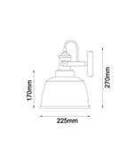 CLA Lighting Indoor Pendants Alta Industrial Bell Shape Pendant Light Lights-For-You