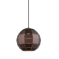 CLA Lighting Indoor Pendants Armis Glass Pendant Light w/ Tiled Iron (Wine) Lights-For-You ARMIS3 9326191027499