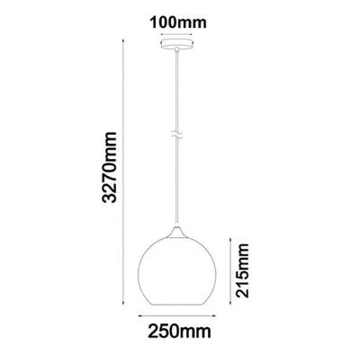 CLA Lighting Indoor Pendants Black Chuva Pendant Light (Wine) Lights-For-You CHUVA2 9326191025358