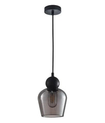 CLA Lighting Indoor Pendants Black Smoke CLA Champan Glass Ellipse Pendant (E27) - 3 Bar Lights-For-You 150