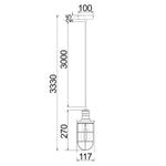 CLA Lighting Indoor Pendants Blackband Iron Cage Pendant Light in Black Lights-For-You