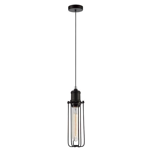 CLA Lighting Indoor Pendants Blackband Iron Cage Pendant Light in Black Lights-For-You BLACKBAND3 9326191018176