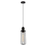 CLA Lighting Indoor Pendants Blackband Iron Cage Pendant Light in Black Lights-For-You BLACKBAND3 9326191018176