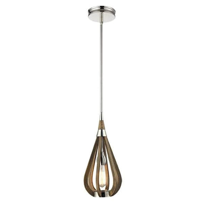 CLA Lighting Indoor Pendants Bonito Interior Pendant Light in Taupe Wood Lights-For-You BONITO1 9326191019630