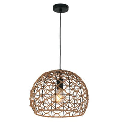 CLA Lighting Indoor Pendants Canamo Dome Pendant Light in Natural Hemp Lights-For-You CANAMO2 9326191035906