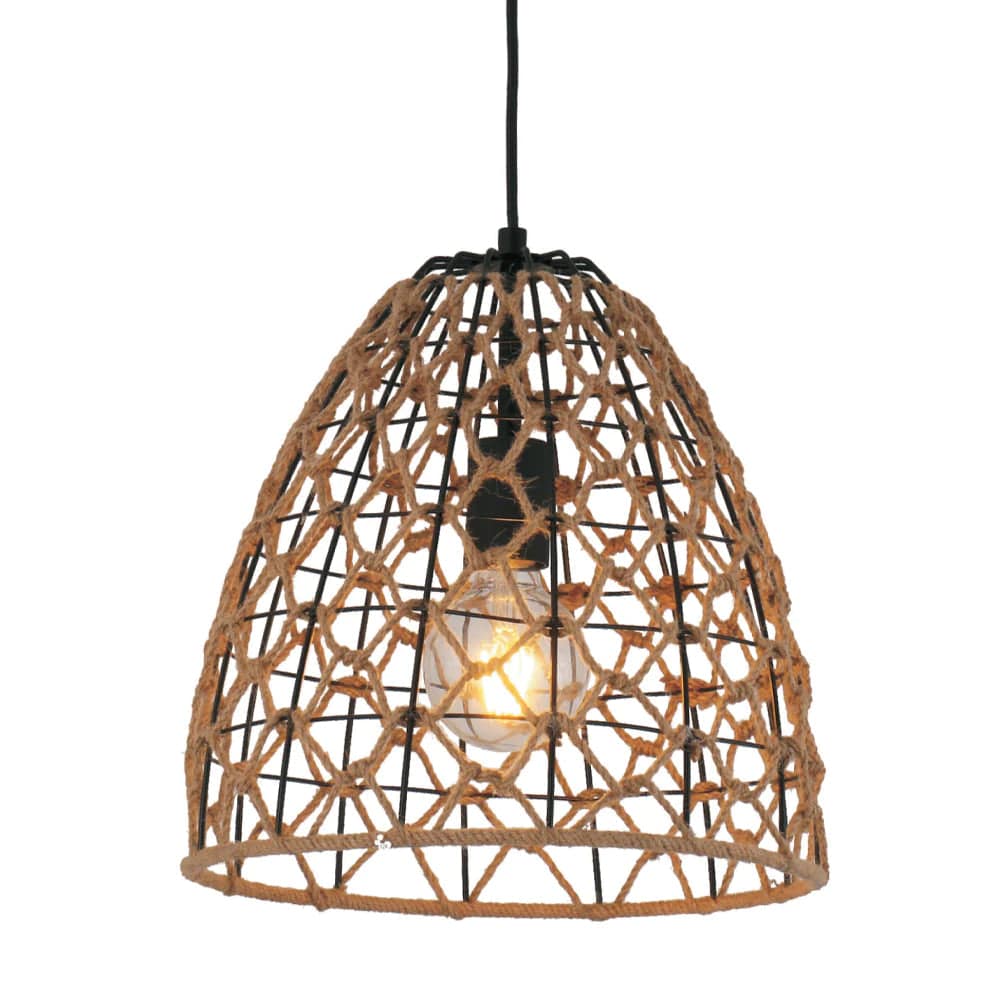 CLA Lighting Indoor Pendants Canamo Ellipse Pendant Light in Natural Hemp Lights-For-You CANAMO1 9326191035890