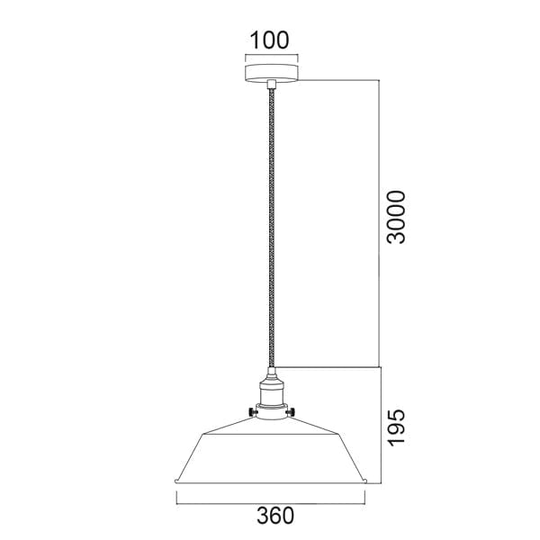 CLA Lighting Indoor Pendants Cerema Pendant Light Angled Dome Shape Lights-For-You CEREMA2 9326191035791