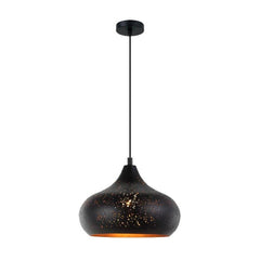 CLA Lighting Indoor Pendants Champagne Glass Shape Pendant Light Black / Gold Lights-For-You MARRAKESH04 9326191032370