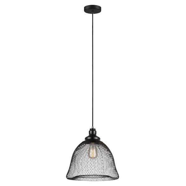 CLA Lighting Indoor Pendants Cheveux Iron Mesh Black Pendant Light Available in 4 Styles Lights-For-You CHEVEUX3 9326191018923