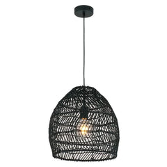 CLA Lighting Indoor Pendants Coup Interior Rattan Ellipse Pendant Light 1Lt Lights-For-You COUP1 9326191035975