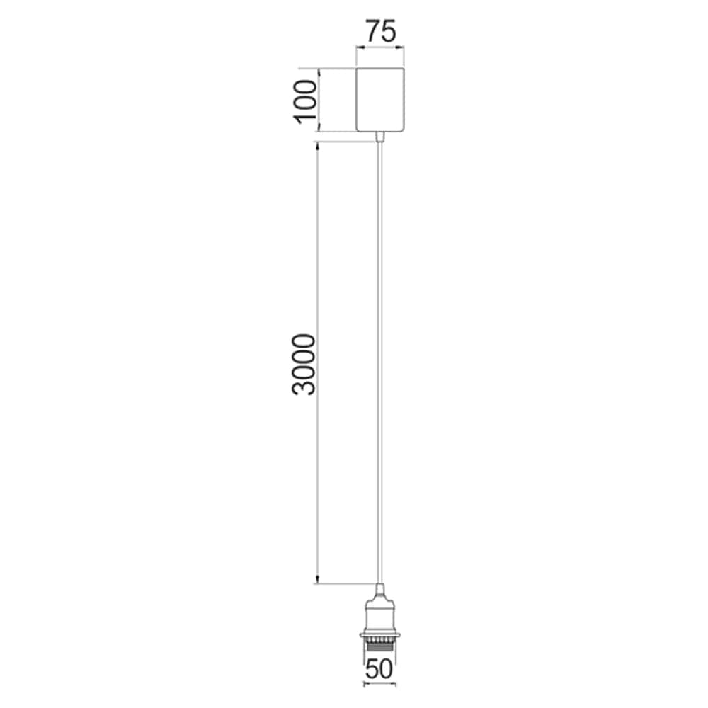 CLA Lighting Indoor Pendants Diypen D.I.Y. Plug Pendant Suspension Kits Lights-For-You