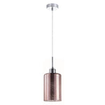 CLA Lighting Indoor Pendants Espejo Interior Pendant Light 1Lt in Chrome or Rose Gold Lights-For-You ESPEJO2 9326191034602