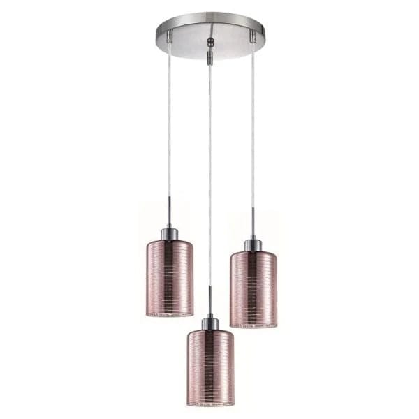 CLA Lighting Indoor Pendants Espejo Interior Pendant Light 3Lt Lights-For-You ESPEJO1X3R 9326191034596