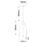 CLA Lighting Indoor Pendants Glaze Pendant Light Hand Blown Glass Lights-For-You