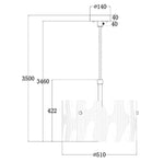 CLA Lighting Indoor Pendants HOPI Large Pendant Light in Round Lights-For-You HOPI01 9326191029097