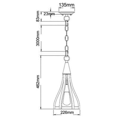 CLA Lighting Indoor Pendants Khaleesi Bell Pendant Light Lights-For-You