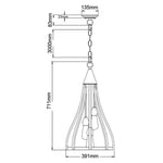 CLA Lighting Indoor Pendants Khaleesi Bell Pendant Light Lights-For-You