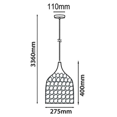 CLA Lighting Indoor Pendants Koper Copper Plated Iron Pendant Light Lights-For-You