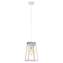 CLA Lighting Indoor Pendants Lanterna Trapezium Wood Pendant Light Lights-For-You LANTERNA2 9326191023170