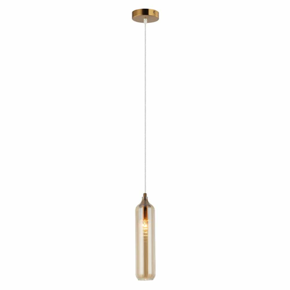 CLA Lighting Indoor Pendants Manga Glass Cylinder Pendant Light 1Lt Lights-For-You