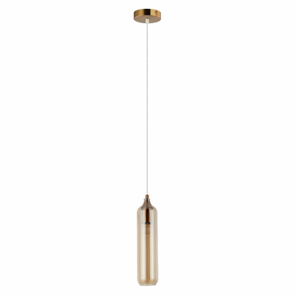 CLA Lighting Indoor Pendants Manga Glass Cylinder Pendant Light 1Lt Lights-For-You MANGA4 9326191037870