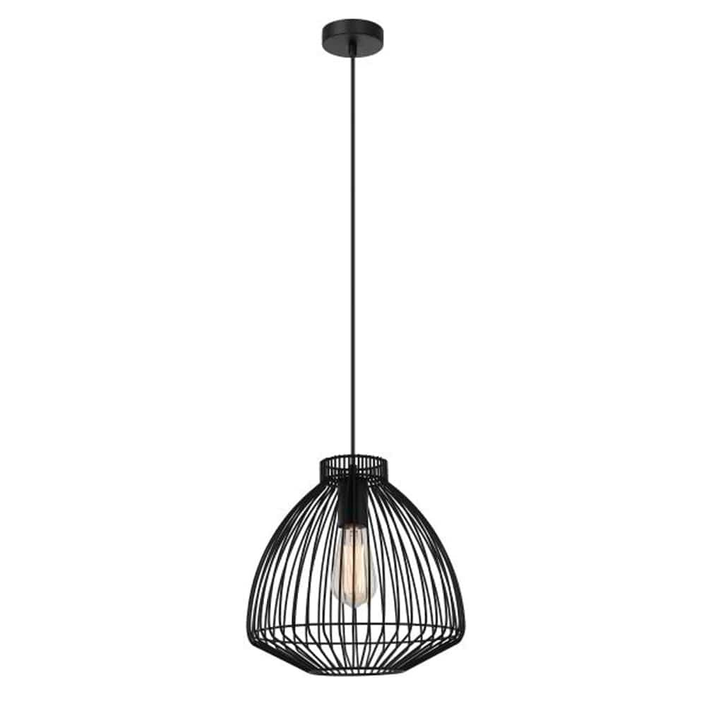 CLA Lighting Indoor Pendants Manu Cone (Concave) Wire Cage Pendant Light 1Lt Lights-For-You MANU1 9326191036989