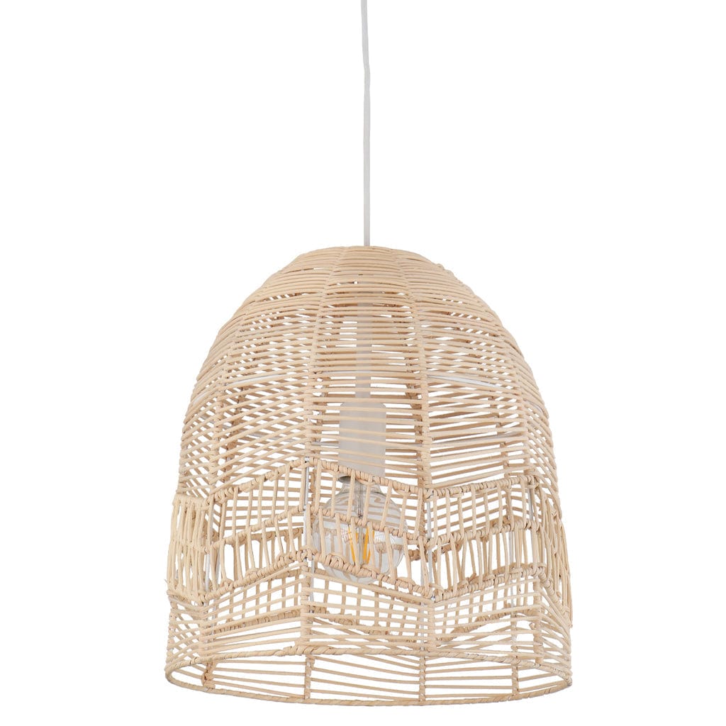 CLA Lighting Indoor Pendants Natural Rattan Rota Pendant Light Ellipse Shape Lights-For-You ROTA1 9326191035968