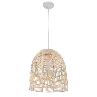 CLA Lighting Indoor Pendants Natural Rattan Rota Pendant Light Ellipse Shape Lights-For-You ROTA1 9326191035968