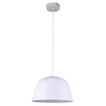 CLA Lighting Indoor Pendants Pastel Angled Dome Shape Pendant Light 1Lt Lights-For-You PASTEL01A 9326191036316