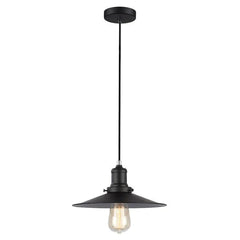 CLA Lighting Indoor Pendants Piatto Iron Black Pendant Light Lights-For-You PIATTO2 9326191018848