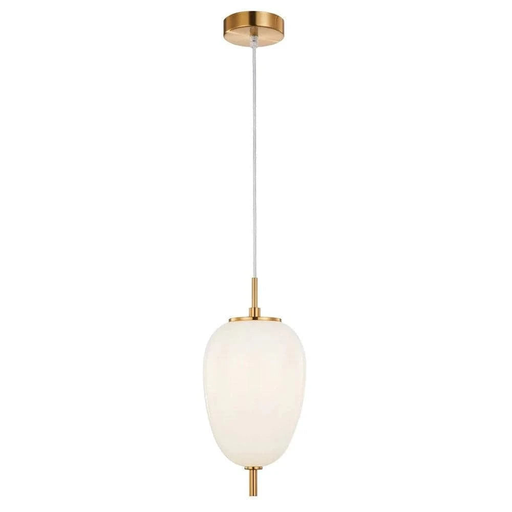 CLA Lighting Indoor Pendants Pino Oval Pendant Light in Opal Matte or Smokey Black Lights-For-You PINO2