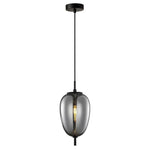 CLA Lighting Indoor Pendants Pino Oval Pendant Light in Opal Matte or Smokey Black Lights-For-You PINO6